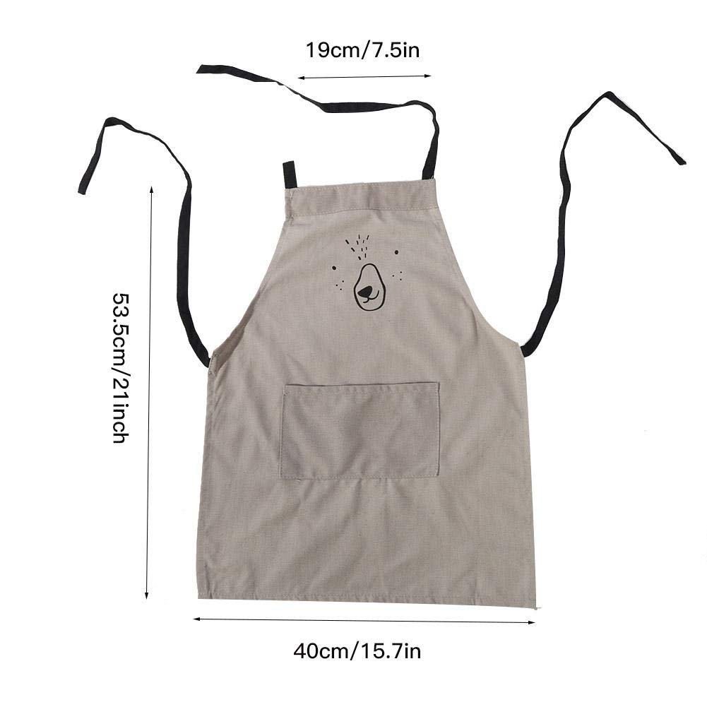 Kinderschürze Mit Cartoon-Muster – Für Kochen, Malen, Gartenarbeit, Größe 45x52 Cm, 15 Designs