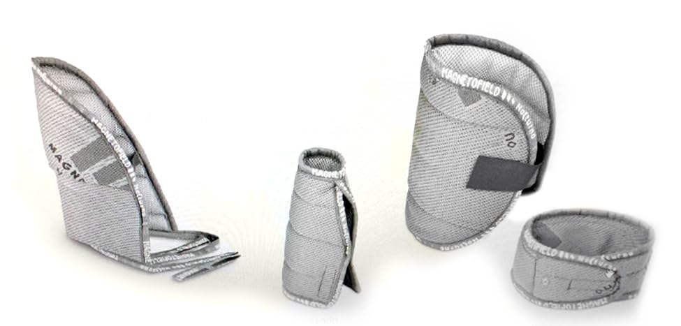Kit Magnético Magnetofield con manopla, collarín cervical, riñonera, pernera y aplicador multiusos