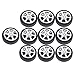 perfeclan 10 Piezas Neumáticos Llantas Miniatura Ruedas de Goma para Modelo de Coche 30 mm