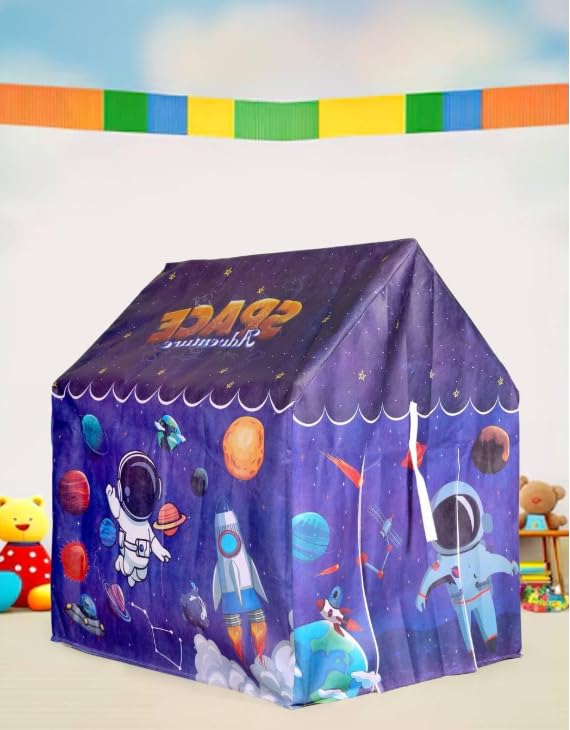 Image of Space Playhouse Tent for Kids, Play Tent for Girls and Boys, Indian Play Tent for Kids (Without LED Light)