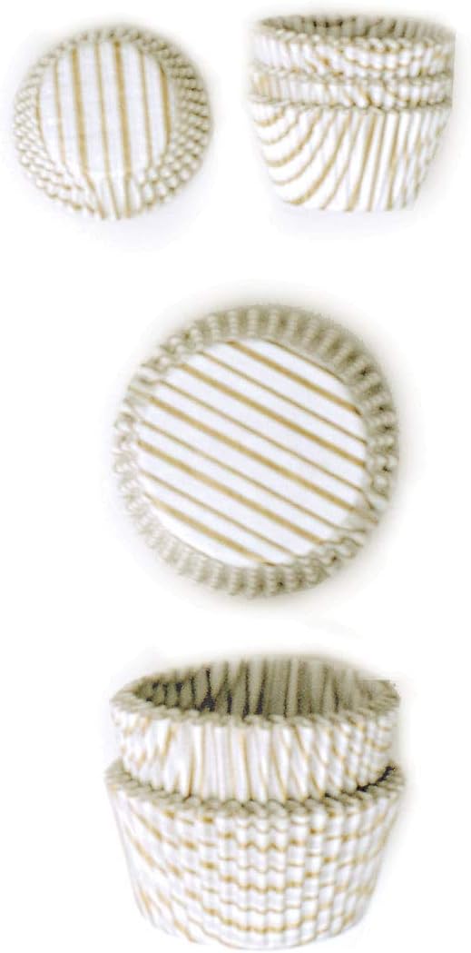 Norpro Gold Swirl Mini Cups, 100-Pack