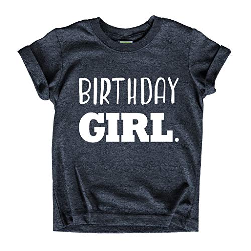 Image of Birthday Girl Shirt Toddler T-Shirt Kid Birthday Party Outfit Tee Gift for Girls 1st 2nd 3rd 4th 5th 6th 7th 8th Tops