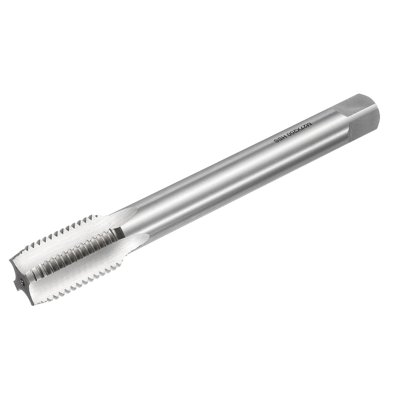 Taraud de précision M27 x 3 H2 long 200 mm à cannelure droite pour fraiseuse
