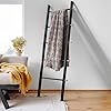 AFOOGA 5Ft Wooden Blanket Ladder Farmhouse - Quilt Ladder for Bedroom - Decorative Ladder for Blankets - Wood Ladder Decor - Easy Assembly- Wooden Ladder for Blankets - Farmhouse Ladder Blanket Holder