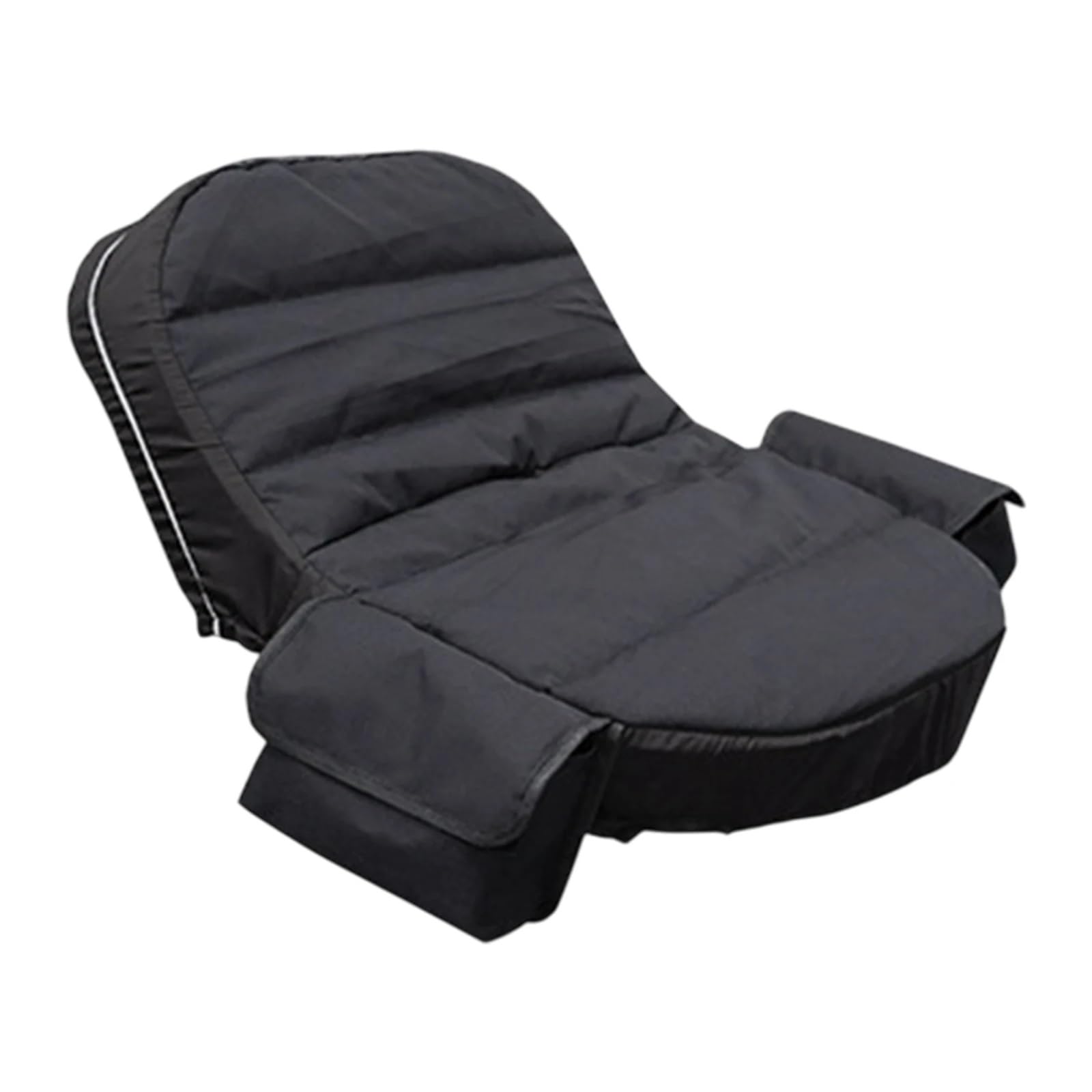 Cymmiyt Black Lawn Mower Seat Cover Lawn Mower Seat Cover Oxford Cloth Non Slip Anti Scratch Portable Sturdy Cushion(Black)