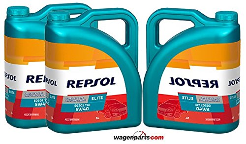 Repsol Aceite Motor Elite TDI 50501 5W-40 15 litros (3x5 LTS)