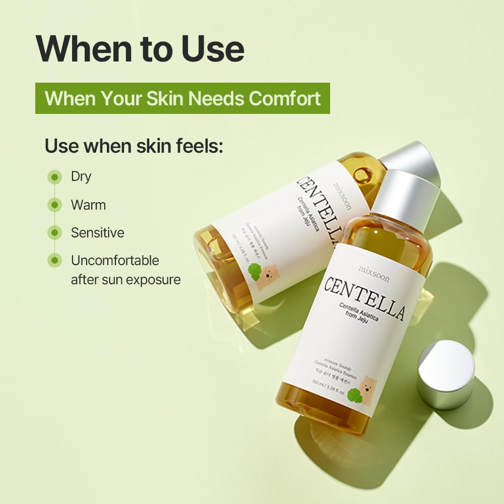 Mixsoon Soondy Centella Asiatica Essence 100ml - Yatıştırıcı & Yoğun Nemlendirici Vegan Öz