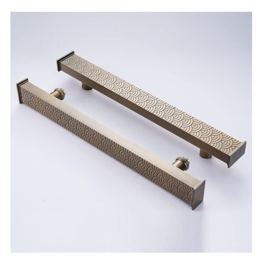 Poignée de porte coulissante en alliage d'aluminium robuste style 5 double face