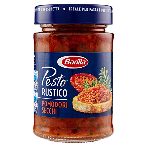 IDEALE CON - Ideale per pasta e bruschetta: il Pesto Rustico ai Pomodori Secchi è un piacere per gli occhi e per il palato