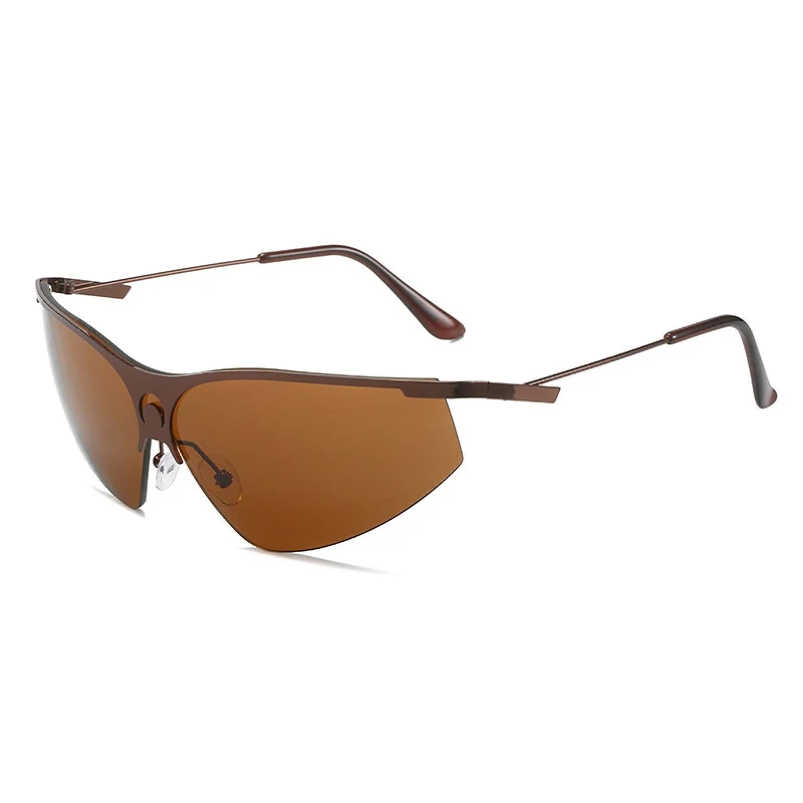 Fashion Punk Sports Sunglasses Men Women Luxury Half Frame Cat Eye Sun Glasses Uv400