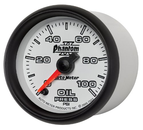 Image of Auto Meter 7553 Phantom II Electric Oil Pressure Gauge