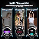 Military Smart Watch for Men (Answer/Make Calls), 1.39" HD Touchscreen Fitness Tracker with Sleep Heart Rate Step Monitor, 110+ Sport Modes, IP68 Waterproof Smartwatch, Black