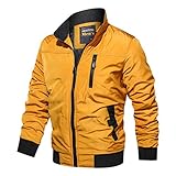 ABRIGO HOMBRE INVIERNO - Agradablemente ligera y cálida:ideal para excursiones al aire libre como camping, senderismo, viajes y ropa casual de trabajo diario.