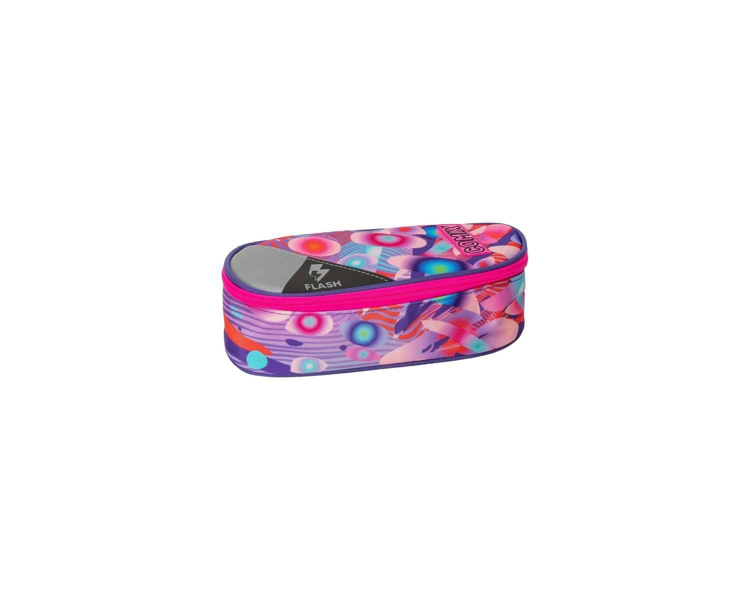 COMIX FLASH YOU'R BTFL ORGANIZED OVAL CASE, Multicolore