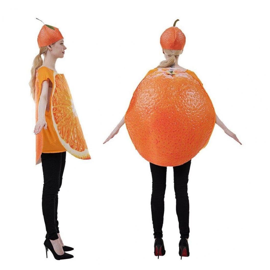 Amazon.co.jp: オレンジ おかしい フルーツ コスプレ衣装 カーニバル