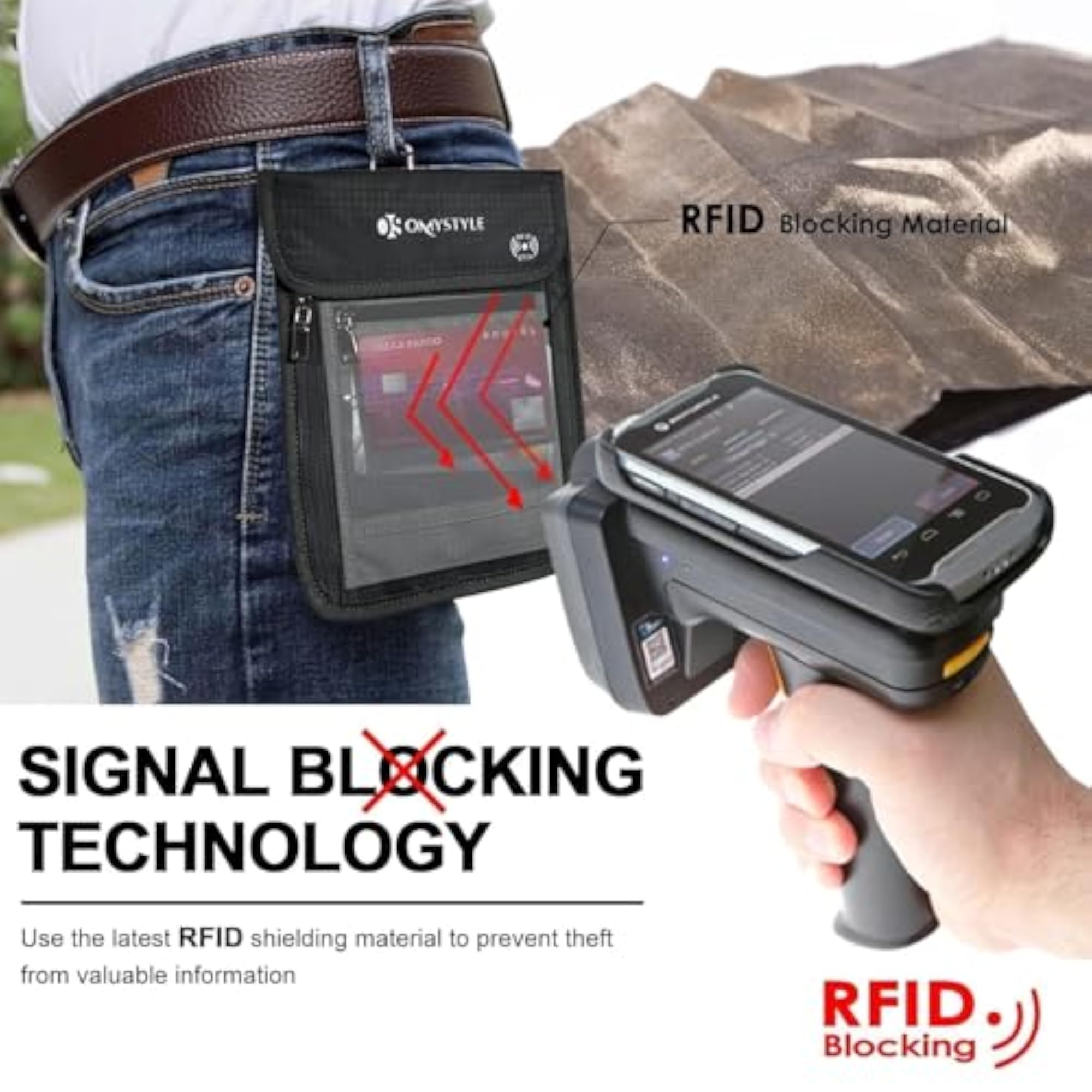 RFID Blocking Passport Holder Neck Wallet, Travel Essential