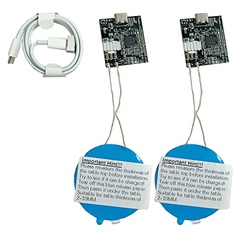 2 Pack Mini Invisible Wireless Charger Module,Long-Distance Wireless