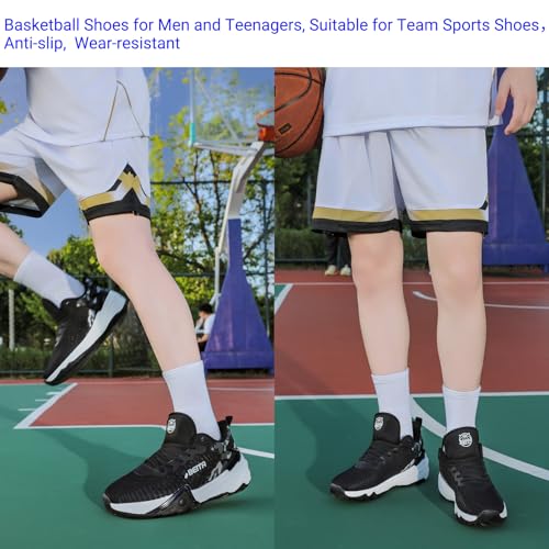 Image of Beita Basketball Shoes for Men High Upper Fashion Sneakers Streetball Breathable Sports Shoes Cushioning Anti Slip