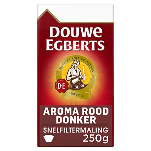 Douwe Egberts Filterkoffie Aroma Rood Donker (1.5 Kilogram, Intensiteit 06/09, Dark Roast Koffie), 6 x 250 Gram - Afbeelding 6