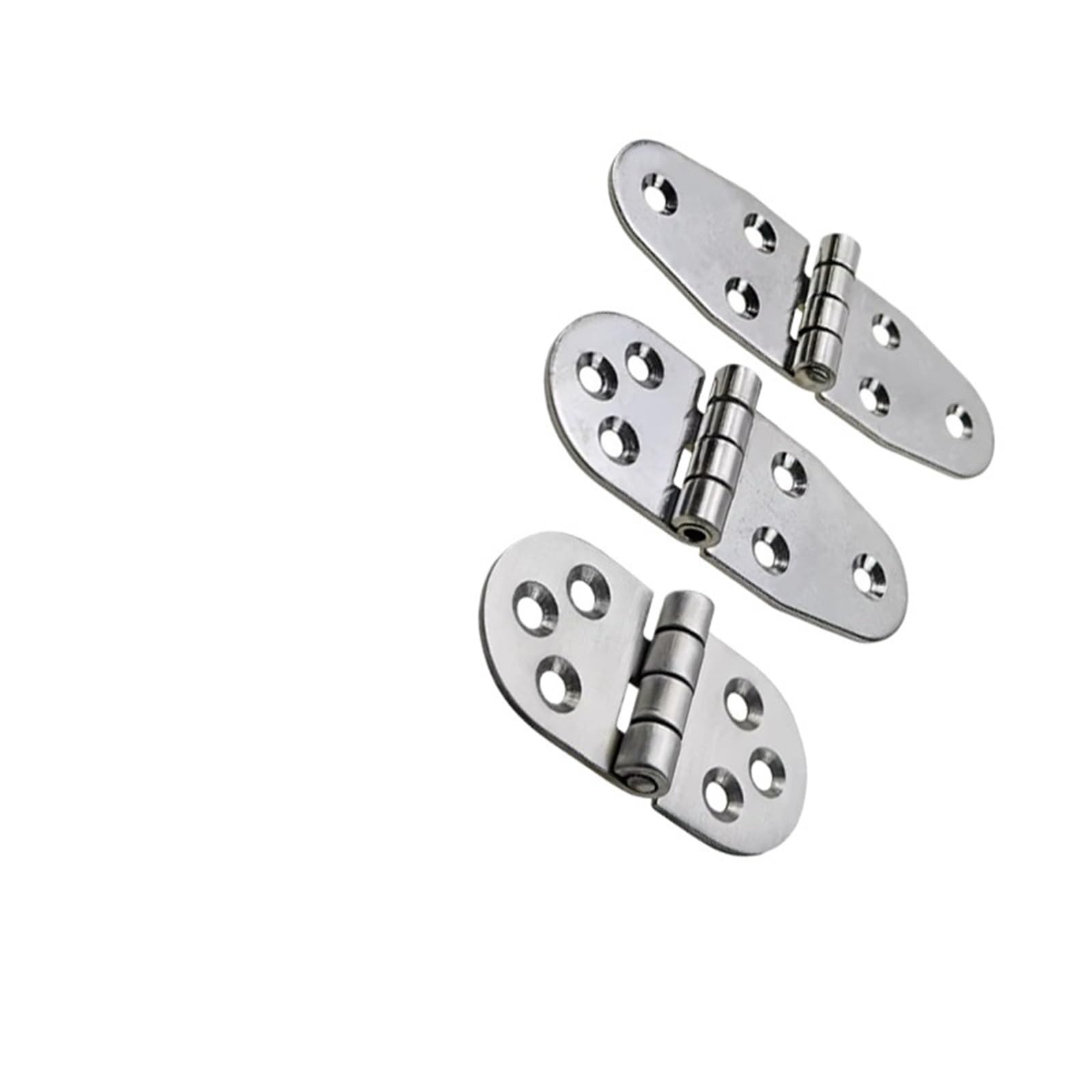 Pswbkvdblp Polished-1A 304 Stainless Steel Asymmetric Hinge Suitable Machinery Cabinets Toolboxes Automobiles 1Pcs(Polished-1A)