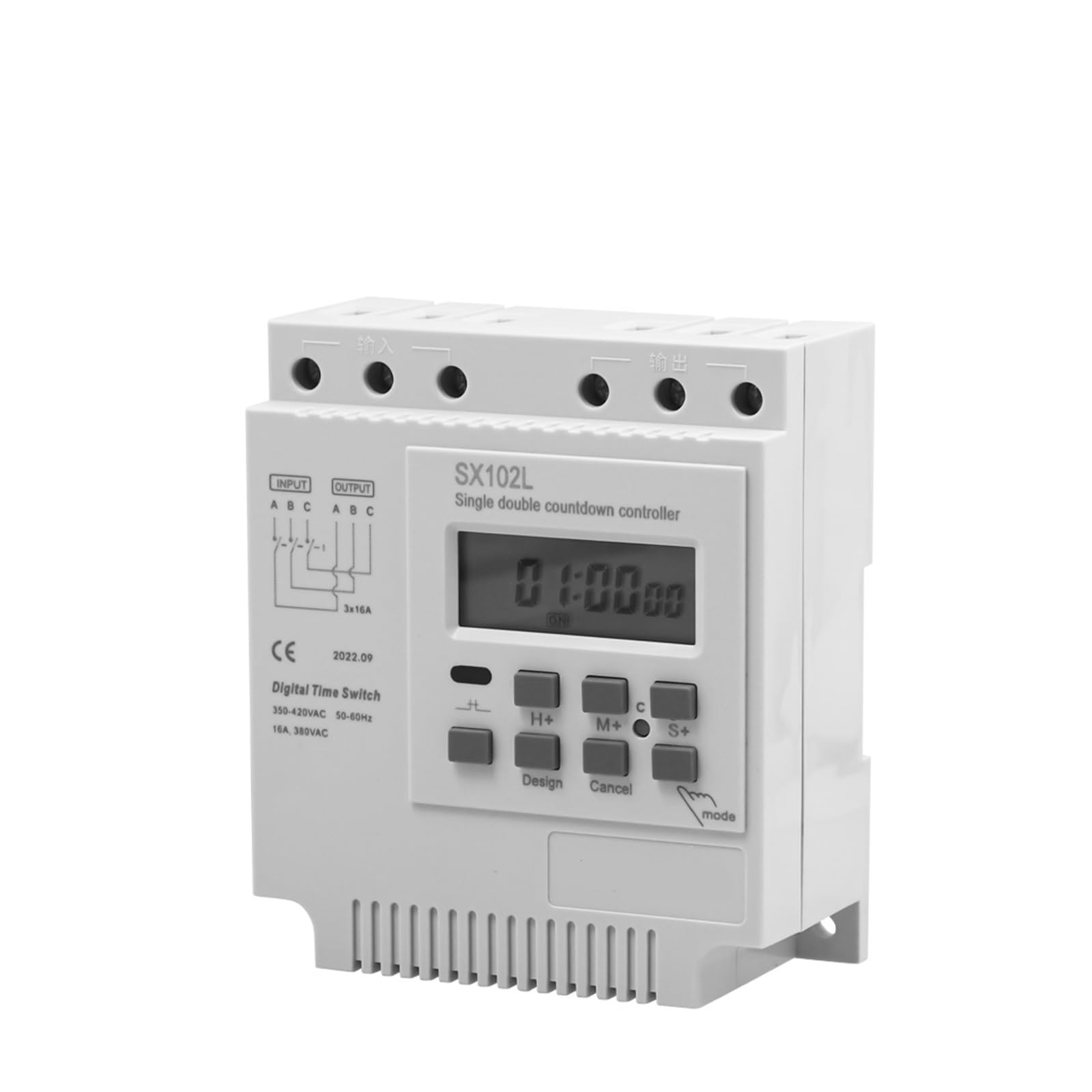 RWRAPS microcomputer Interruttore Timer Conto alla rovescia Timer Digitale programmabile Interruttore 1 Secondo - 99H 59M 59S programmi settimanali Timer elettronico SX102L