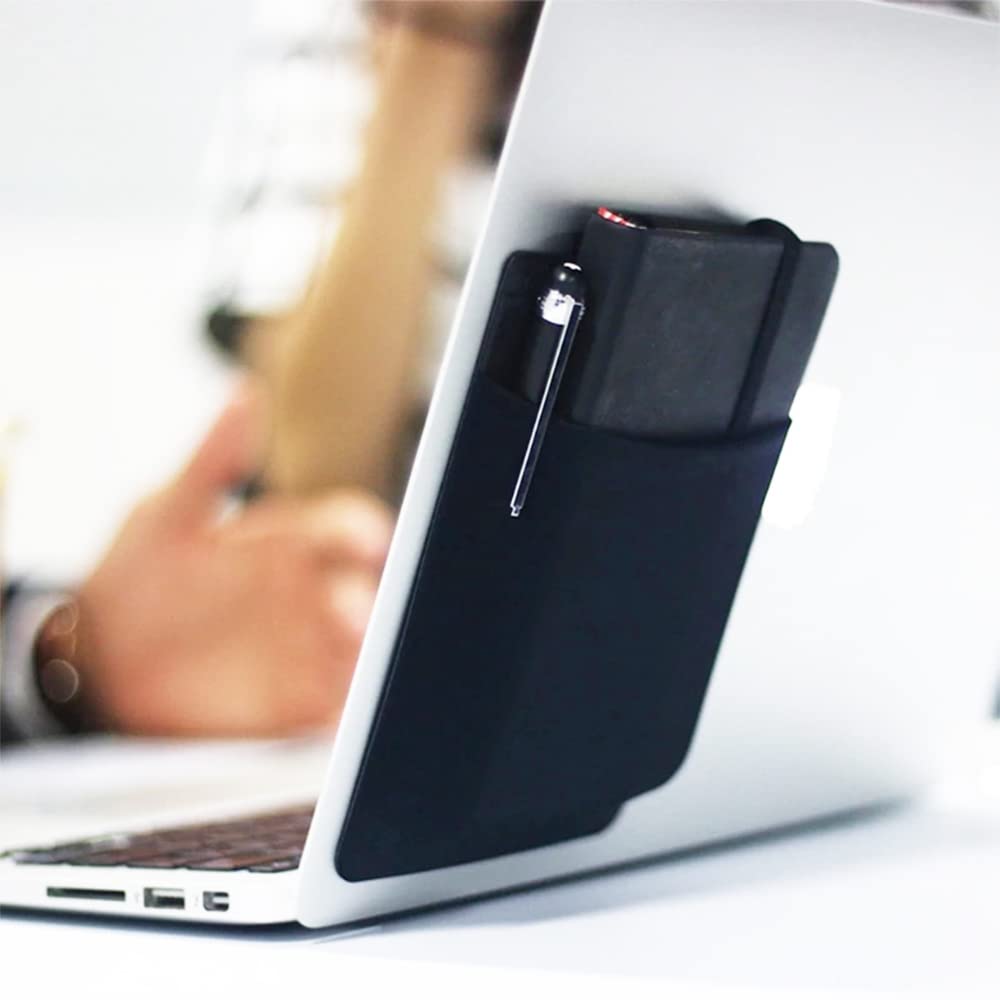 15PCS Custodia per il trasporto del disco rigido esterno portatile, supporto per custodia per accessori per computer, penne stilo per organizer per laptop, mouse wireless, cavi, auricolare nero