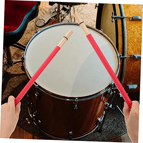 Par de baquetas para percusión color rojo miniatura 3