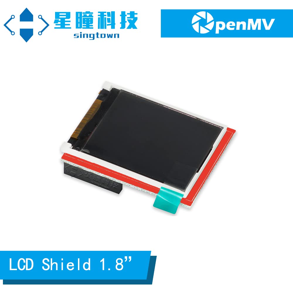 OpenMV SingTown LCD Shield, 1.8" TFT Color Monitor, Apply to CAM H7 Plus, CAM H7, CAM M7, CAM H7 R2