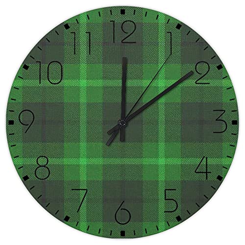 Horloge murale verte décoration de cheminée et salon moderne - 2