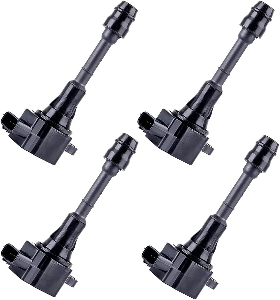 OCPTY Set of 4 Ignition Coil Pack for Nissan for X-Trail for Sentra for Altima Replace for UF350