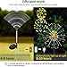 Redefun Solar Fireworks Lights 2 Pack 120 LEDs Solar Garden Outdoor Lights, 8 Modes Tall Sparkler Yard Light Waterproof Dandelion String Light for Outside Patio Pathway Decorations - Warm White