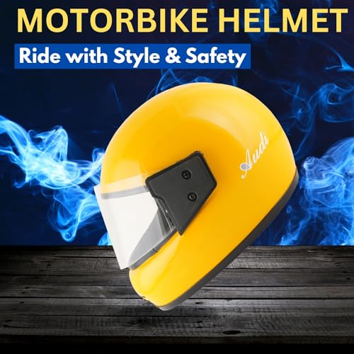 Image of Sage Square Audi Full Face Clear Visor Helmet | ISI Certified | High Standard Safety | Extra Comfort & Stylish