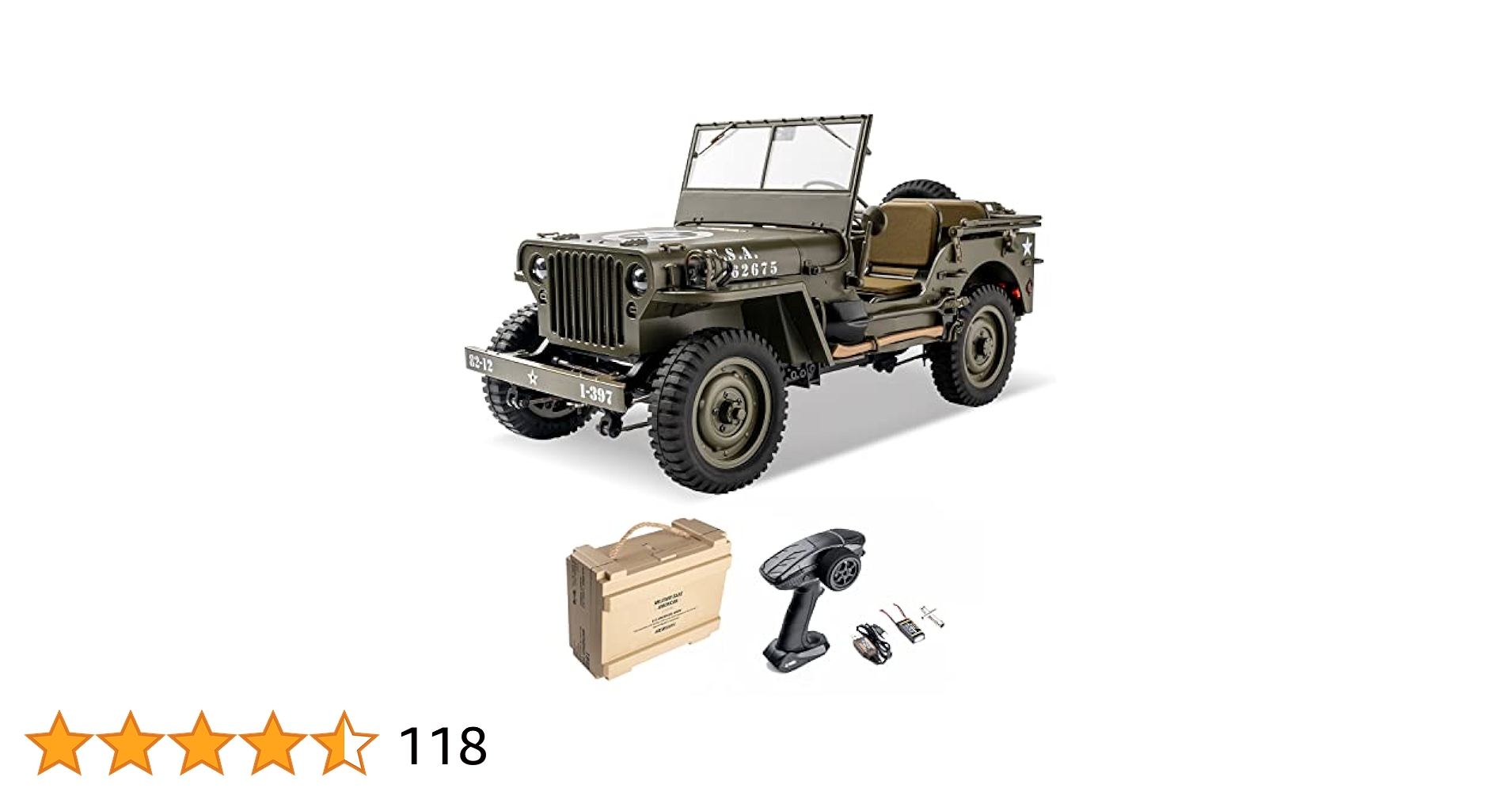 RocHobby 1/12 1941 MB RCジープ4x4 Amazon.co.jp: WOWRC RocHobby 1/12 1941 MB スケーラー RC
