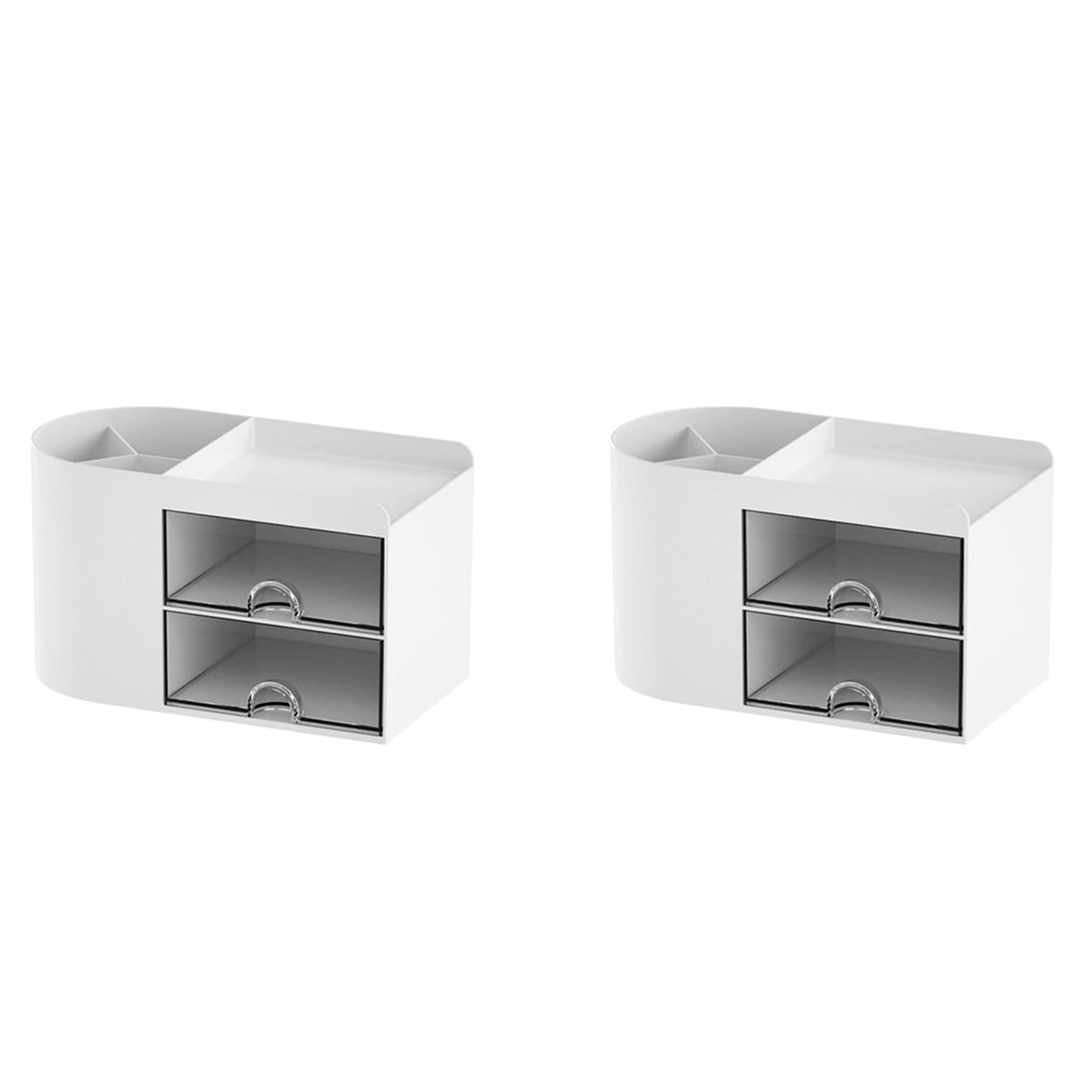 Hndhbfgrt 2X Pencil Pen Holder for Desk, Desk Organizer, Cute Desktop Stationery Organizer, Stationery Holder Storage Box
