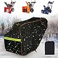 QYMOTO 600D Large Snow Blower Cover,Universal Two Stage Snowblower Cover Thick Waterproof Windproof Tear-resistent Storage All Weather Protection Fit Craftsman,Ariens,Toro,Cub Cadet EGO 24"-32"