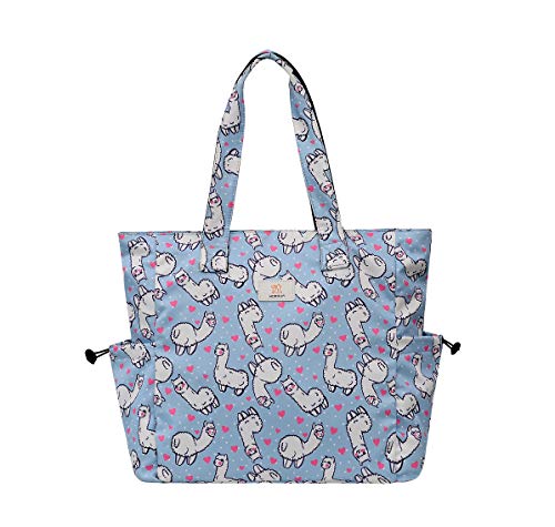 Nylon Large Lightweight Tote Bag Shoulder Bag for Gym Hiking Picnic Travel Beach Waterproof Tote Bags - Thumbnail 4