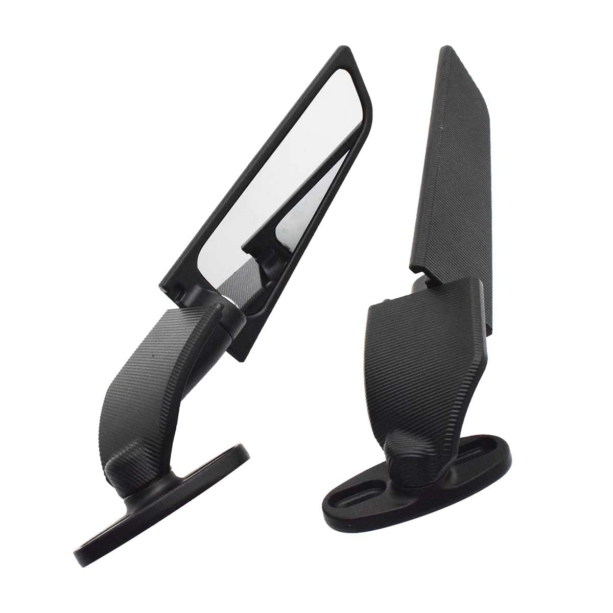 Kawasaki Ninja650 Widened Rear View Mirror, Modified Motorcycle Wing Adjustable Rotating Side Rearview Mirrors Compatible with 2014-2022 Kawasaki Ninja 250 300 H2 H4 400 650 ZX10R ZX6R ZX 636