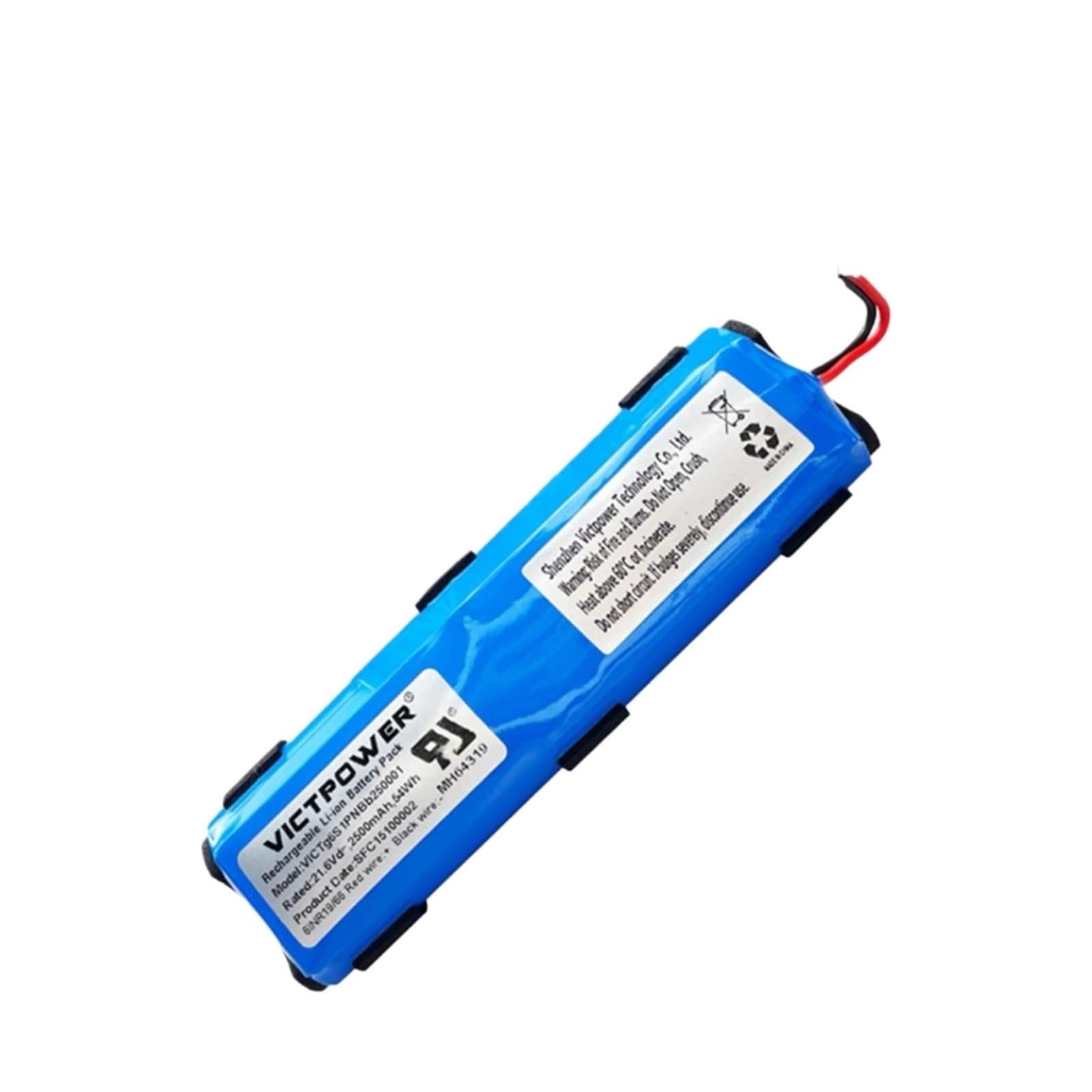 Compatible with Victpower Factory Direct Rechargeable Battery Pack 21.6V 2000mAh 14.4V 2500mAh 43.2Wh Lithium Battery for Massage Gun(21.6V 2500mAh)
