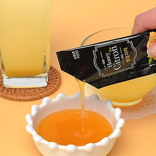 Miniatura 6 de Té coreano de miel yuza de cítricos Alimentos coreanos Concentrado bajo en calorías Yuja Sticks, vitamina C, disfruta en cualquier momento en