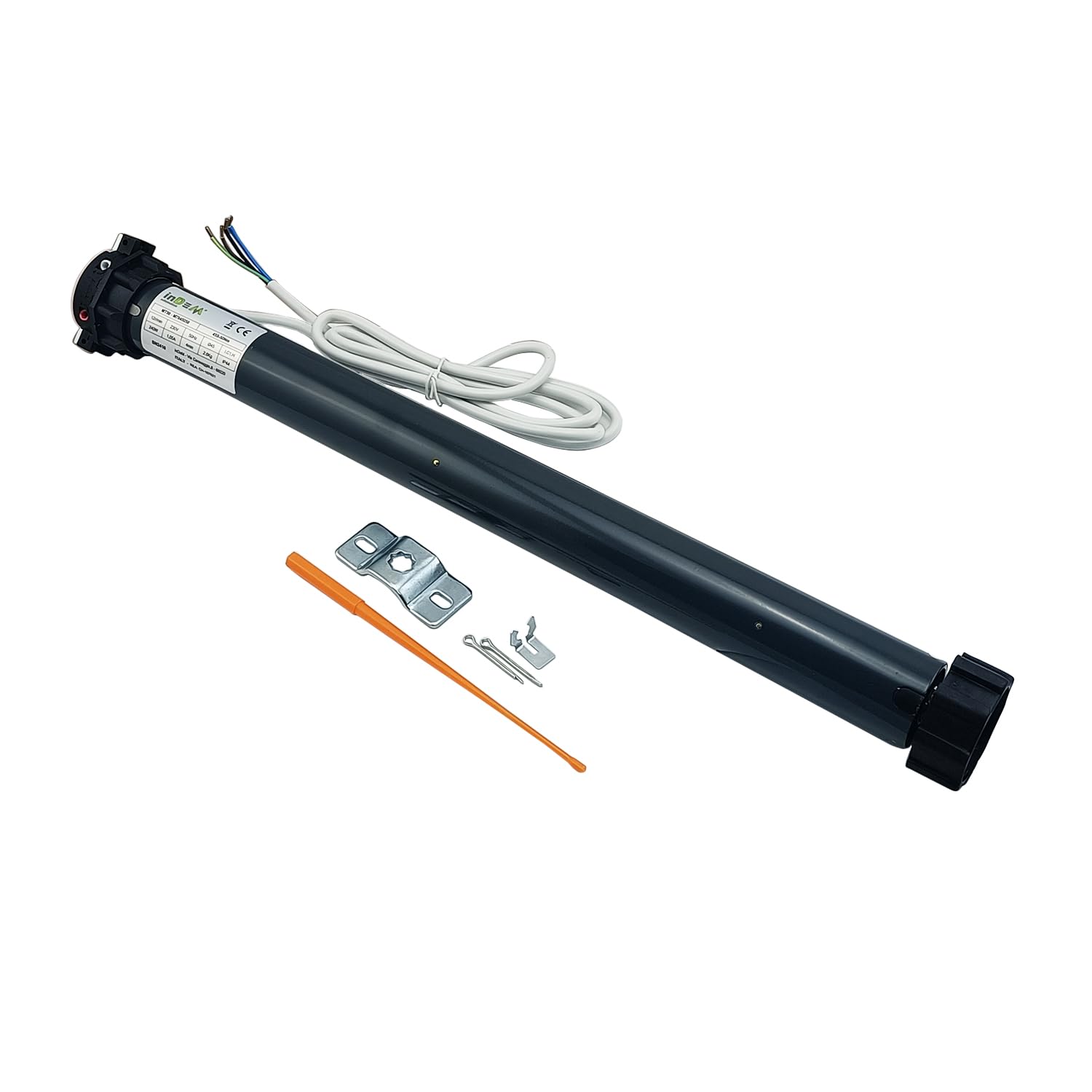 Motore per tapparelle e tende da sole MT50 100kg 50Nm InDeM finecorsa meccanici