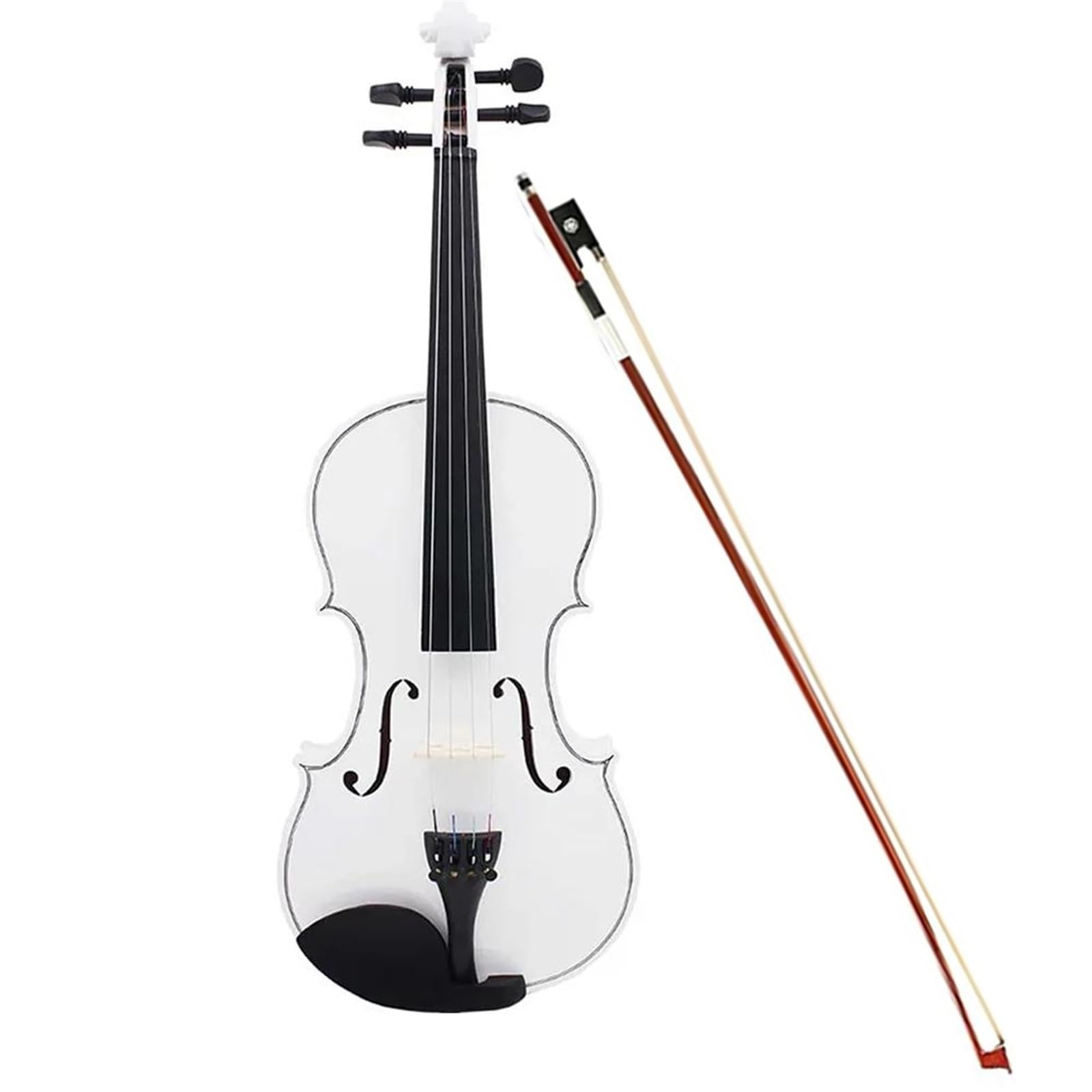 Violino 4/4 In Legno Massello Con Strage Box Accordatore Per Arco Ponti Accessori Strumento Musicale