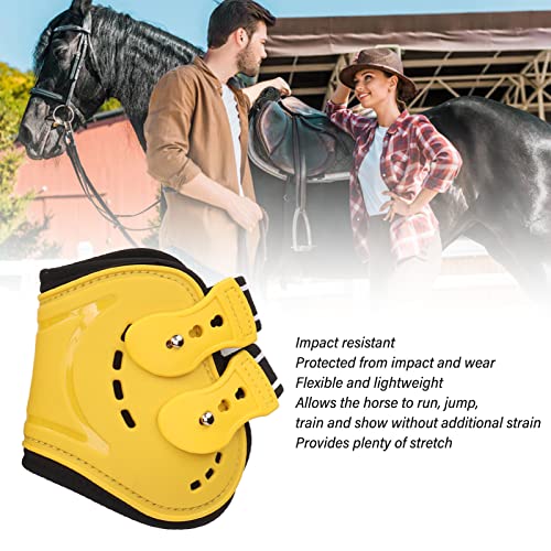 Botas de fetlock de cavalo, botas de perna traseira de cavalo leves e resistentes ao deslizamento re