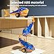 RC Haiauto Spielzeug für Kinder, 2,4 GHz Fernlenkauto mit schwingendem Schwanz & LED-Lichtern, Ferngesteuertes Auto für 3 4 5 6 Jährige - Coole Geschenkidee für Jungen und Mädchen