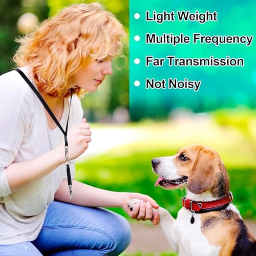 3 Stück Hundepfeife Rütter Rückruf, Hundepfeife Hochfrequenz Lautlos, Metall Hundepfeifen, Einstellbar Erziehungshilfen für Hunde, mit Lanyard für Hören Sie Auf Zu Bellen und Trainieren Sie Ihren Hund