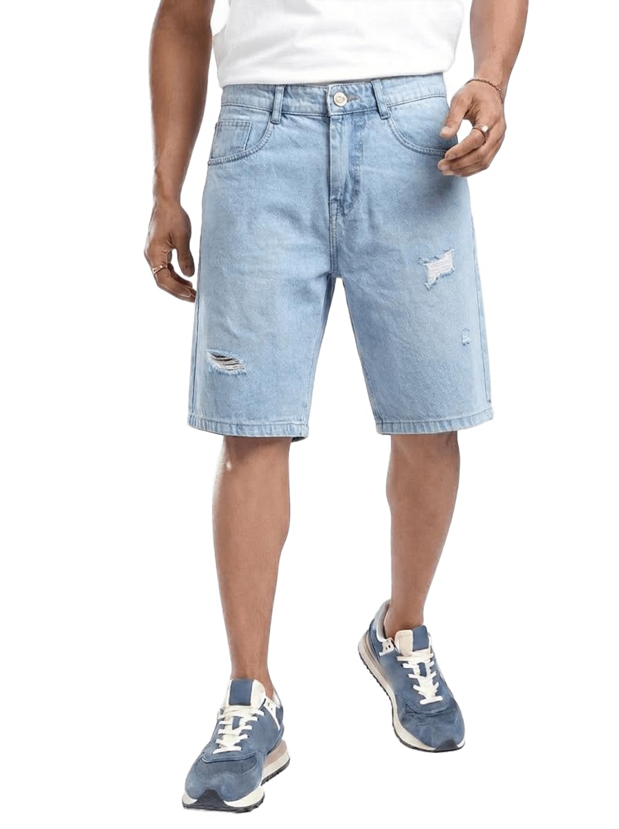 acuan Men's Denim Shorts-picture-19