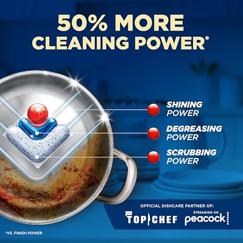 Image of Finish Ultimate Quantum Dishwasher Pods, New & Improved Formula, Dishwasher Detergent Dish Soap, Removes Burnt-On & Dried-On Stain, Degreasing & Scrubbing Power, 70 Count