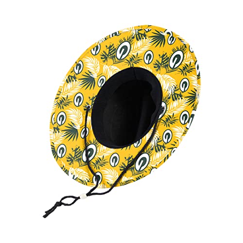 Image of FOCO Green Bay Packers NFL Team Color Straw Hat