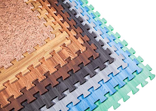 Incstores - Premium Soft Wood Interlocking Foam Tiles