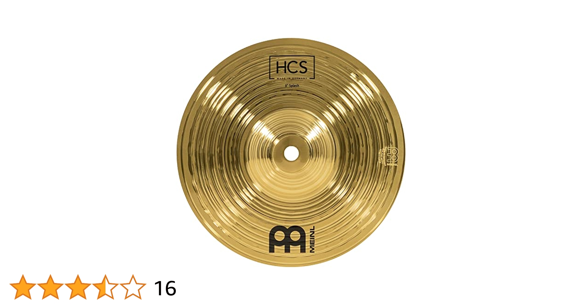 Amazon | MEINL マイネル HCS シリーズ スプラッシュシンバル 8