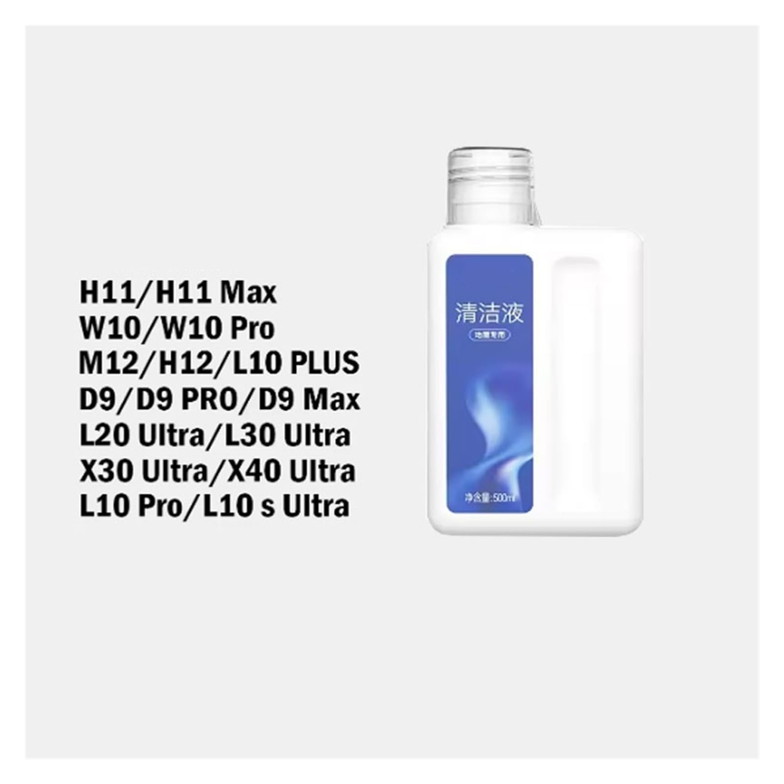 Reinigungslösung, Kompatibel Mit Dreame, L10s Pro Ultra Heat / X40 Ultra/ X30 W10 Pro Staubsauger, Spezielle Bodenreinigungsflüssigkeit, 500 Ml